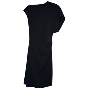 Space Style Concept Asymetrical Cocktail Dress Black Sz IT 40 Little Black Dress